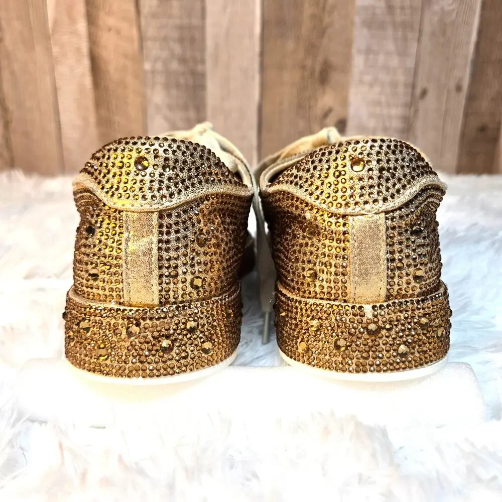 I.N.C. Lola Women's Gold Bling Sneakers Size 7